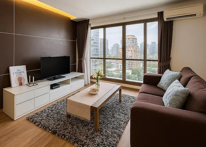 Nana Skyview Retreat 2 Bedroom 2 Bath Nana Bts * Bangkok