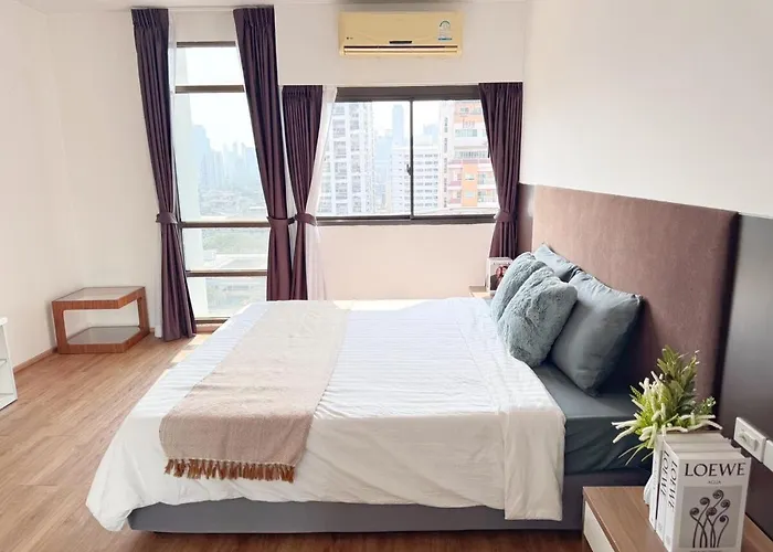 Nana Skyview Retreat 2 Bedroom 2 Bath Nana Bts * Bangkok